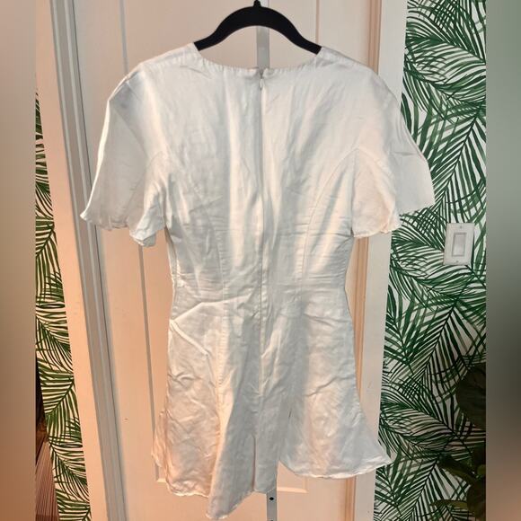 Keepsake The Label Ivory Magnetic Sleeve Mini Dress XS - Picture 5 of 11